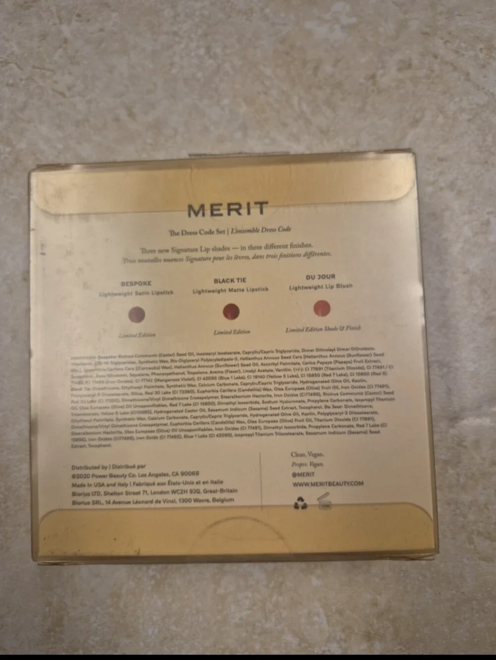 Merit The Dress Code Limited Edition Lipstick Trio